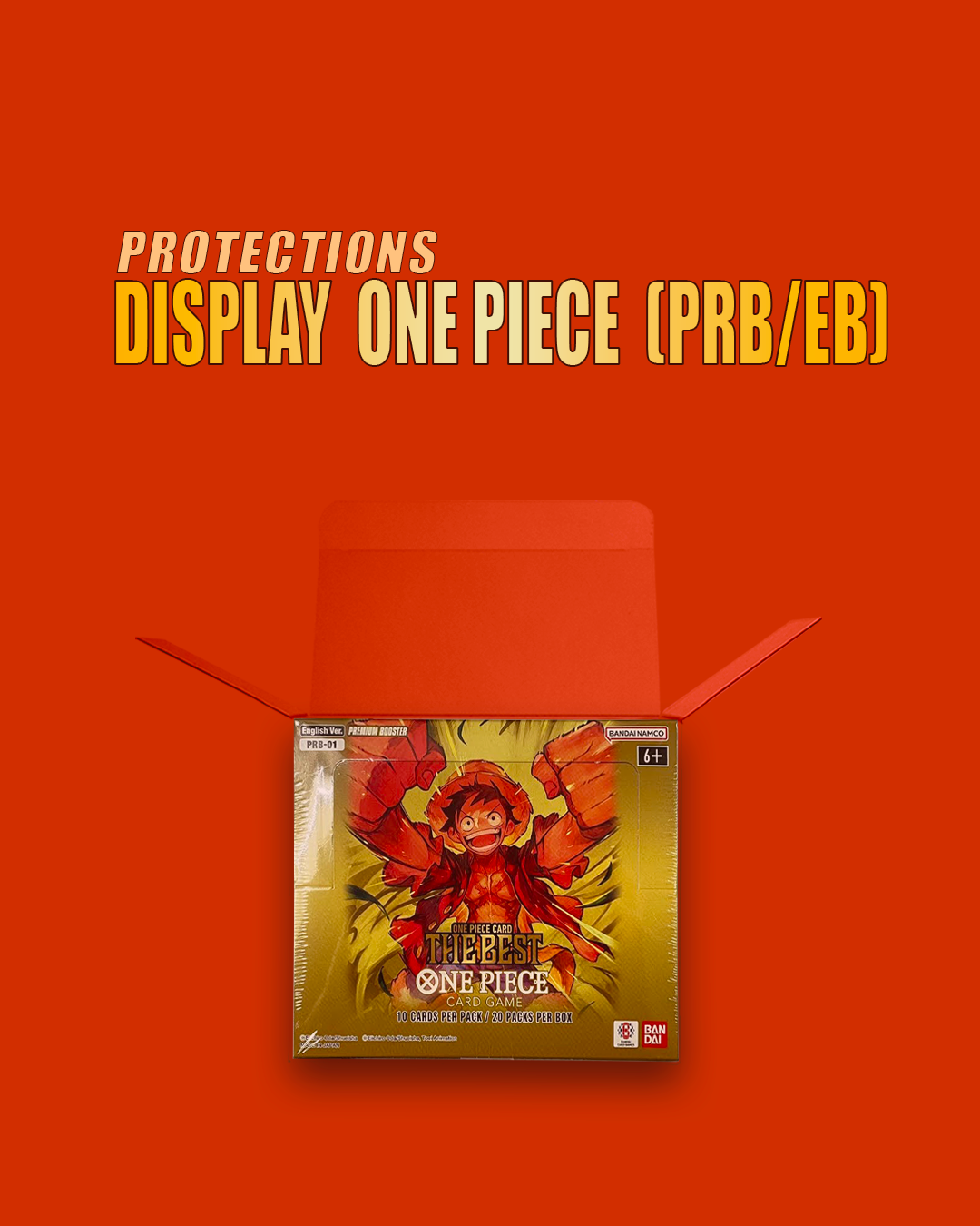 One Piece / Protection Souple pour Display PRB/EB (US/EU)