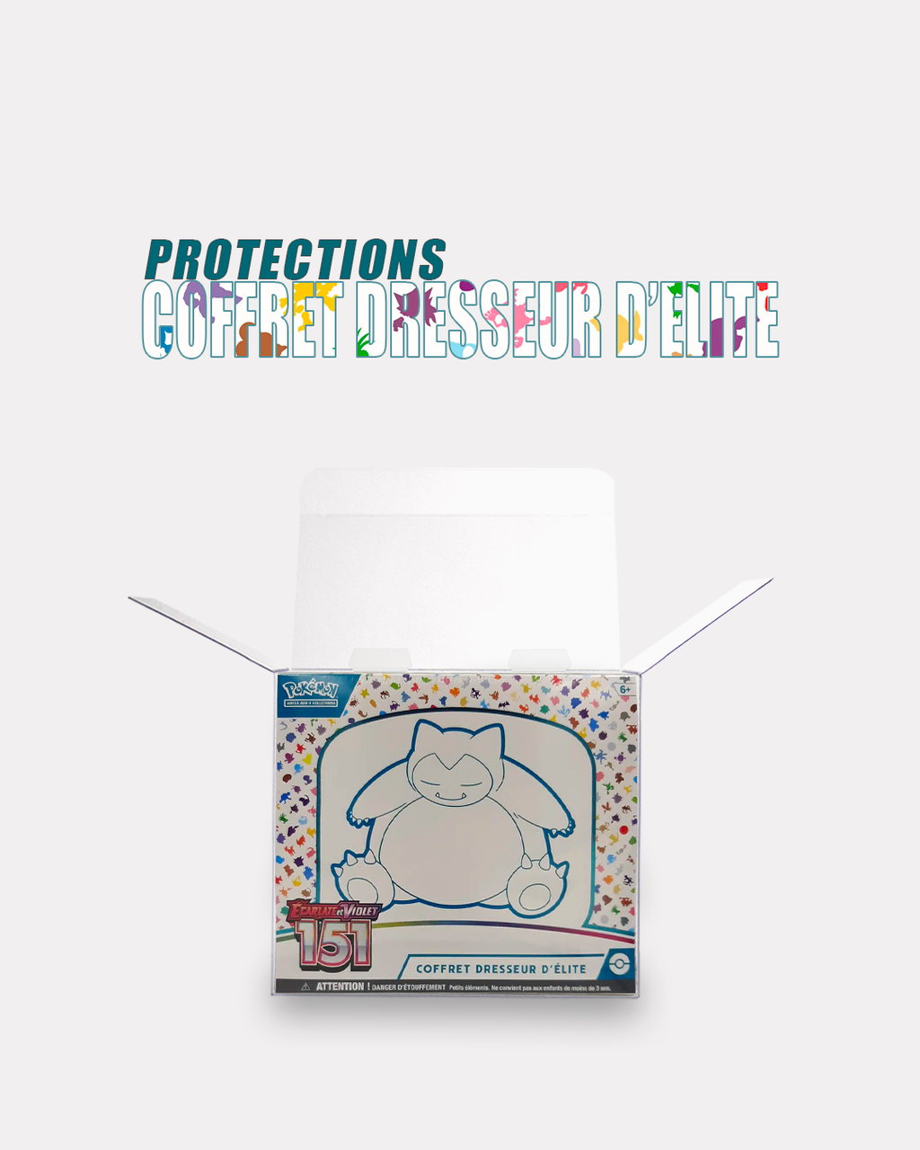Pokémon / Protection Souple pour ETB (Elite Trainer Box)