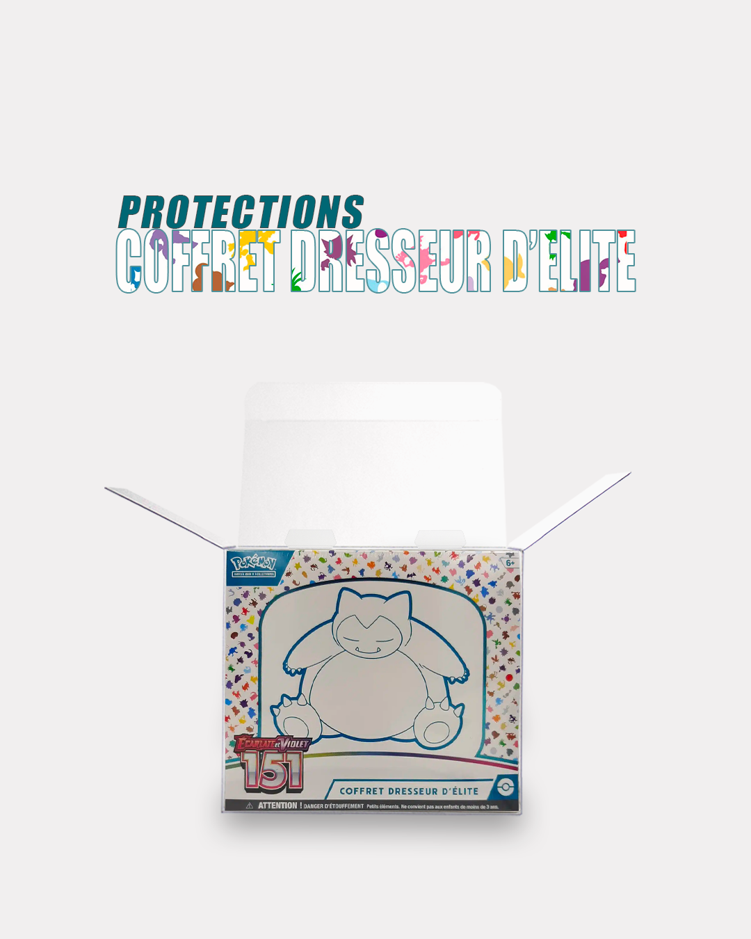 Pokémon / Protection Souple pour ETB (Elite Trainer Box)
