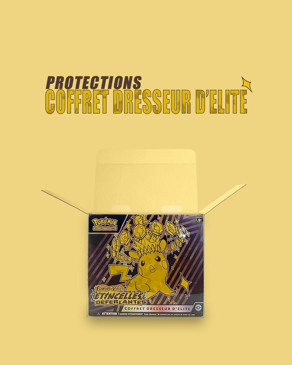 Pokémon / Protection Souple pour ETB (Elite Trainer Box)