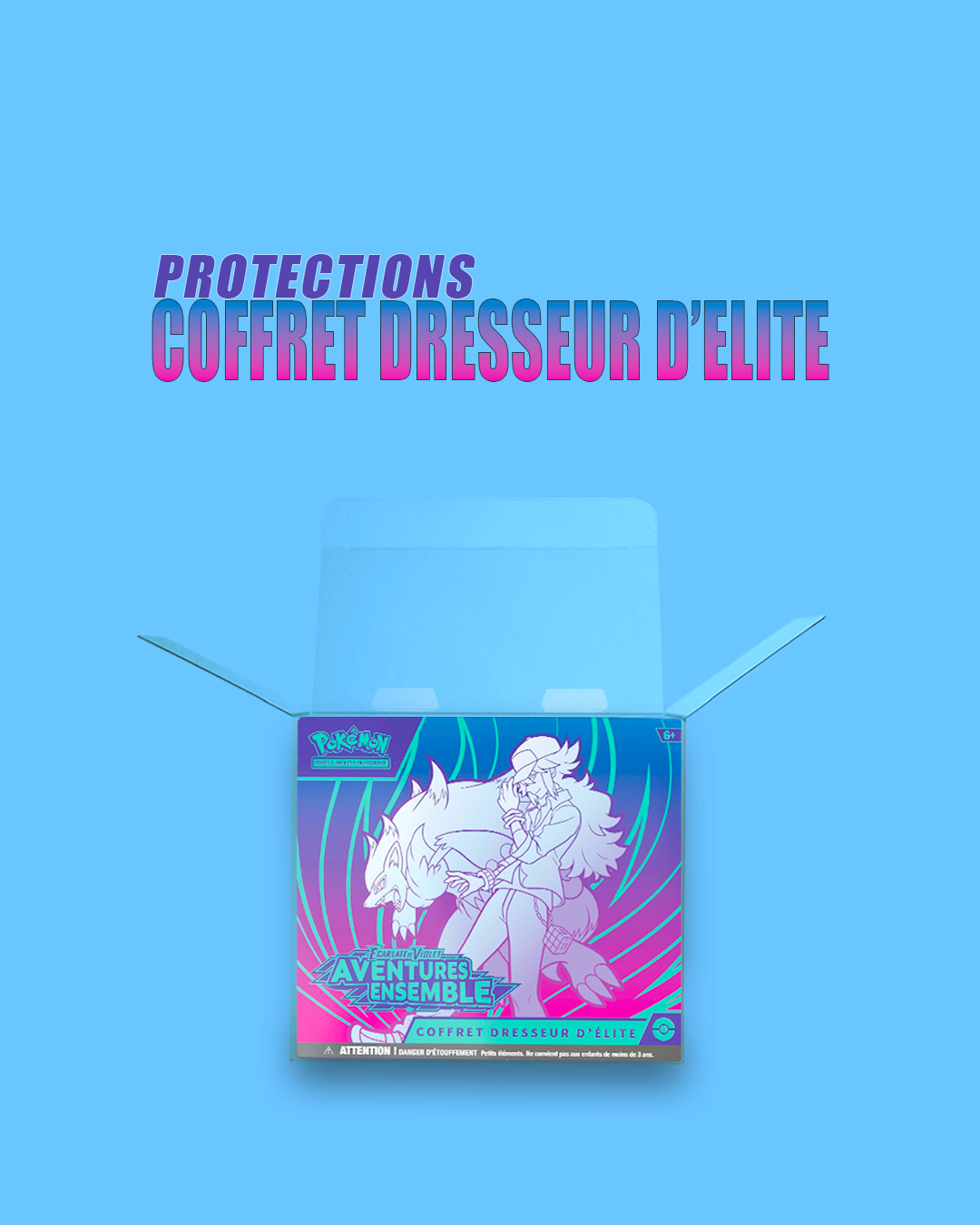 Pokémon / Protection Souple pour ETB (Elite Trainer Box)