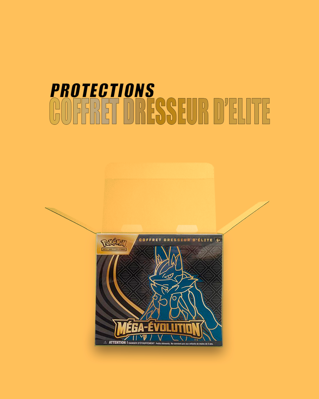 Pokémon / Protection Souple pour ETB (Elite Trainer Box)