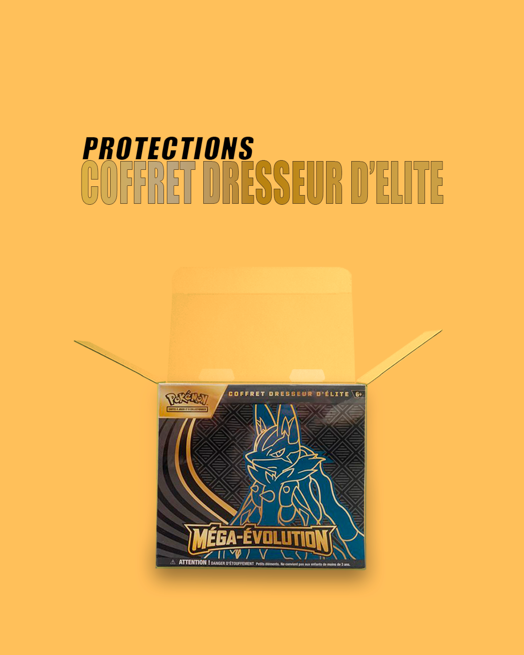 Pokémon / Protection Souple pour ETB (Elite Trainer Box)