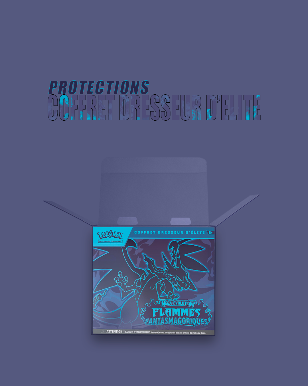 Pokémon / Protection Souple pour ETB (Elite Trainer Box)