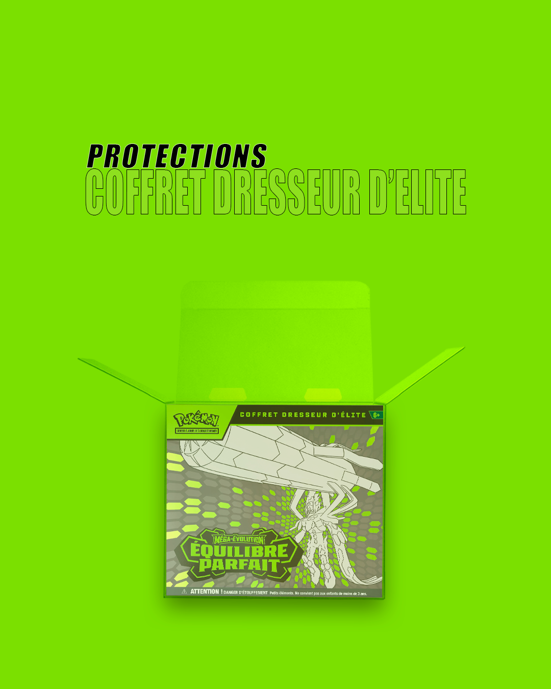 Pokémon / Protection Souple pour ETB (Elite Trainer Box)