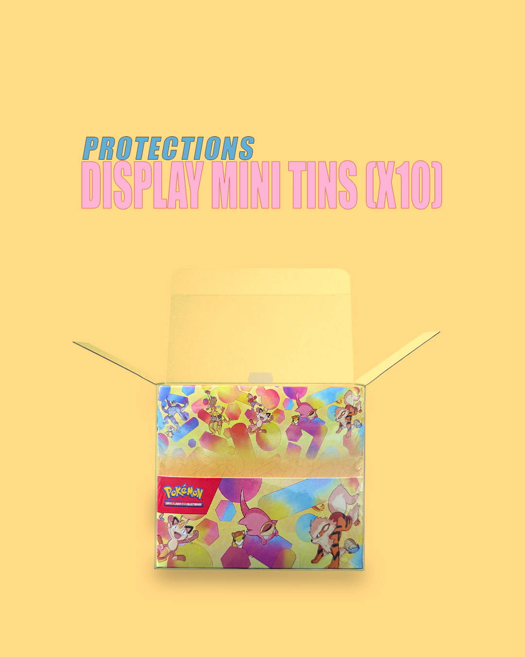 Pokémon / Protection Souple pour Display Mini Tins Lot de 10