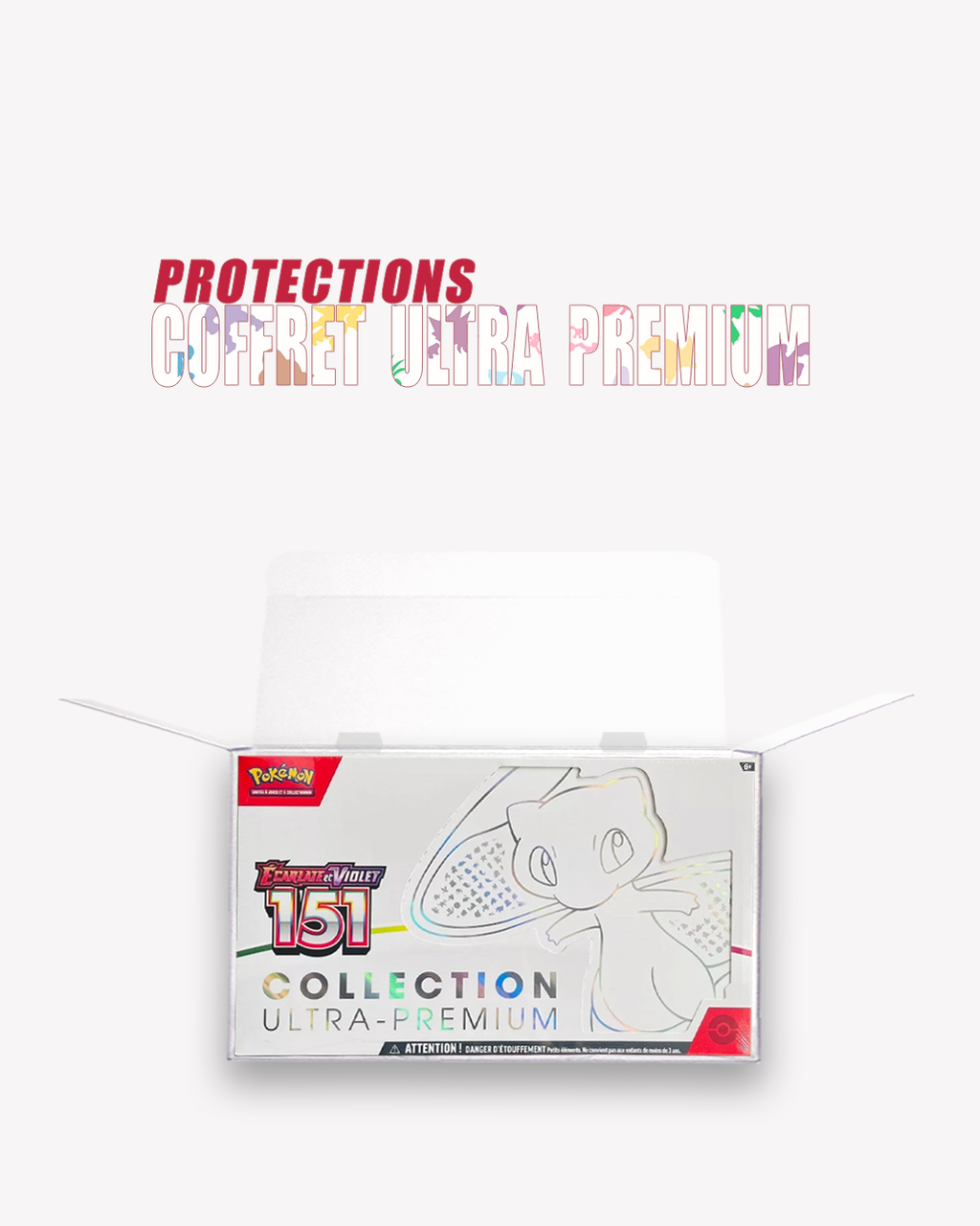 Pokémon / Protection Souple pour UPC Mega Dracaufeu X • UPC Terapagos • UPC 151